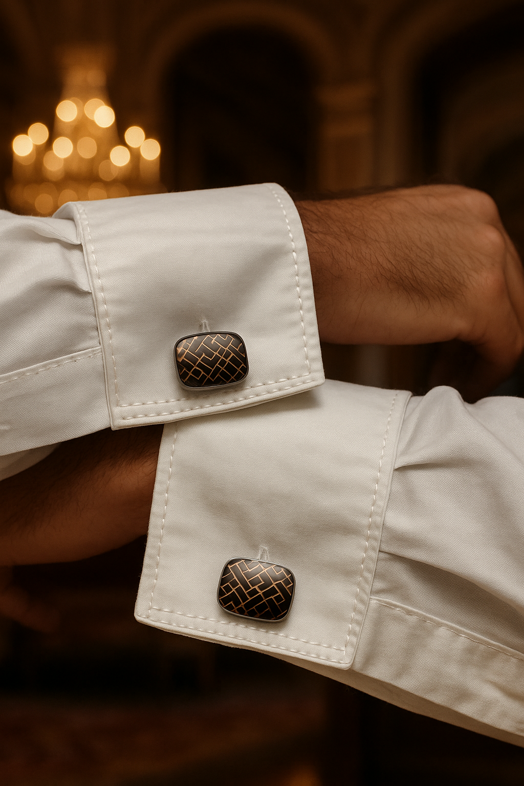 Elegance in Detail: Cufflinks Amidst Luxury