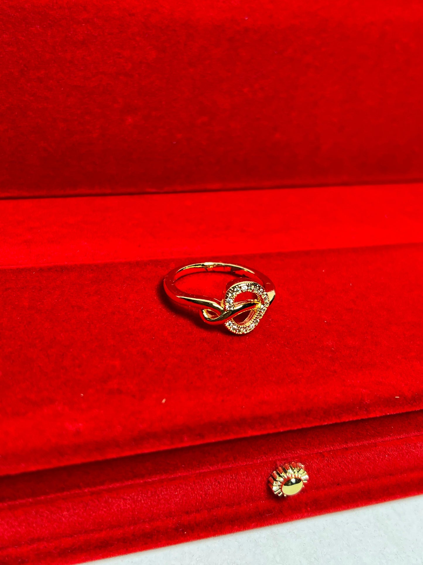 Gold Plated Heart Ring for Women – Elegant & Minimalist Design | Romantic Jewelry Gift