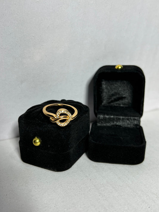 Gold Plated Heart Ring for Women – Elegant & Minimalist Design | Romantic Jewelry Gift